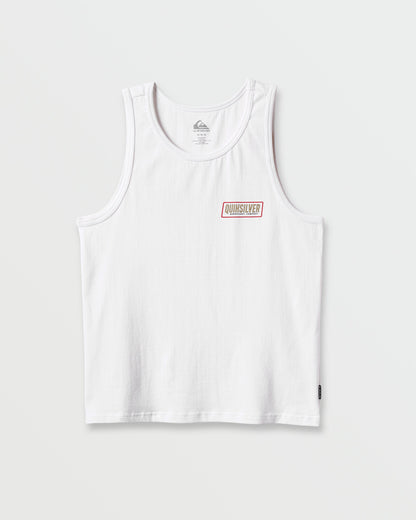 Octo Lock Tank - White Quick Silver White