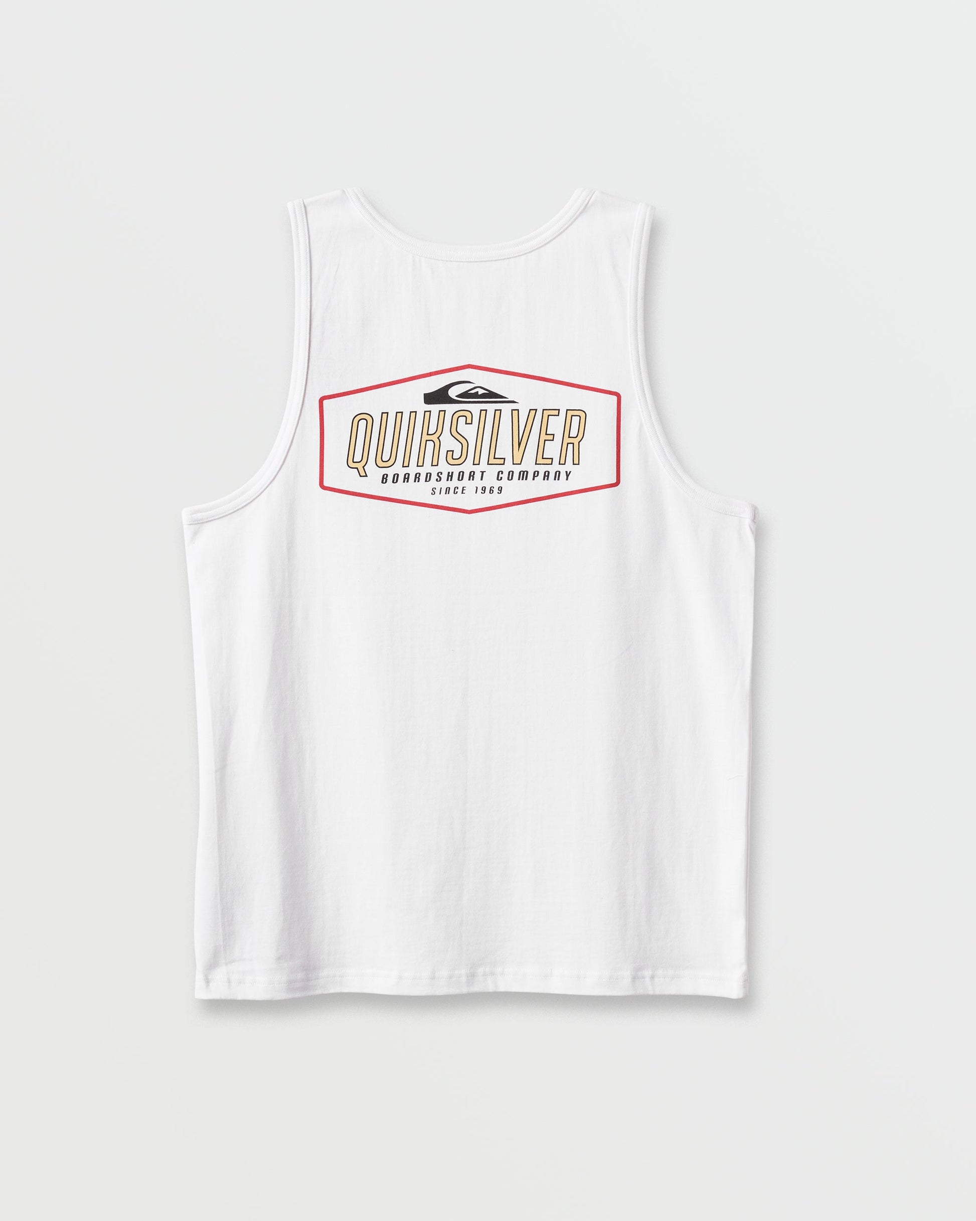 Octo Lock Tank - White Quick Silver White