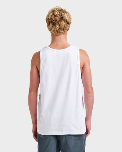 Og Stripe Tank - White Quick Silver White