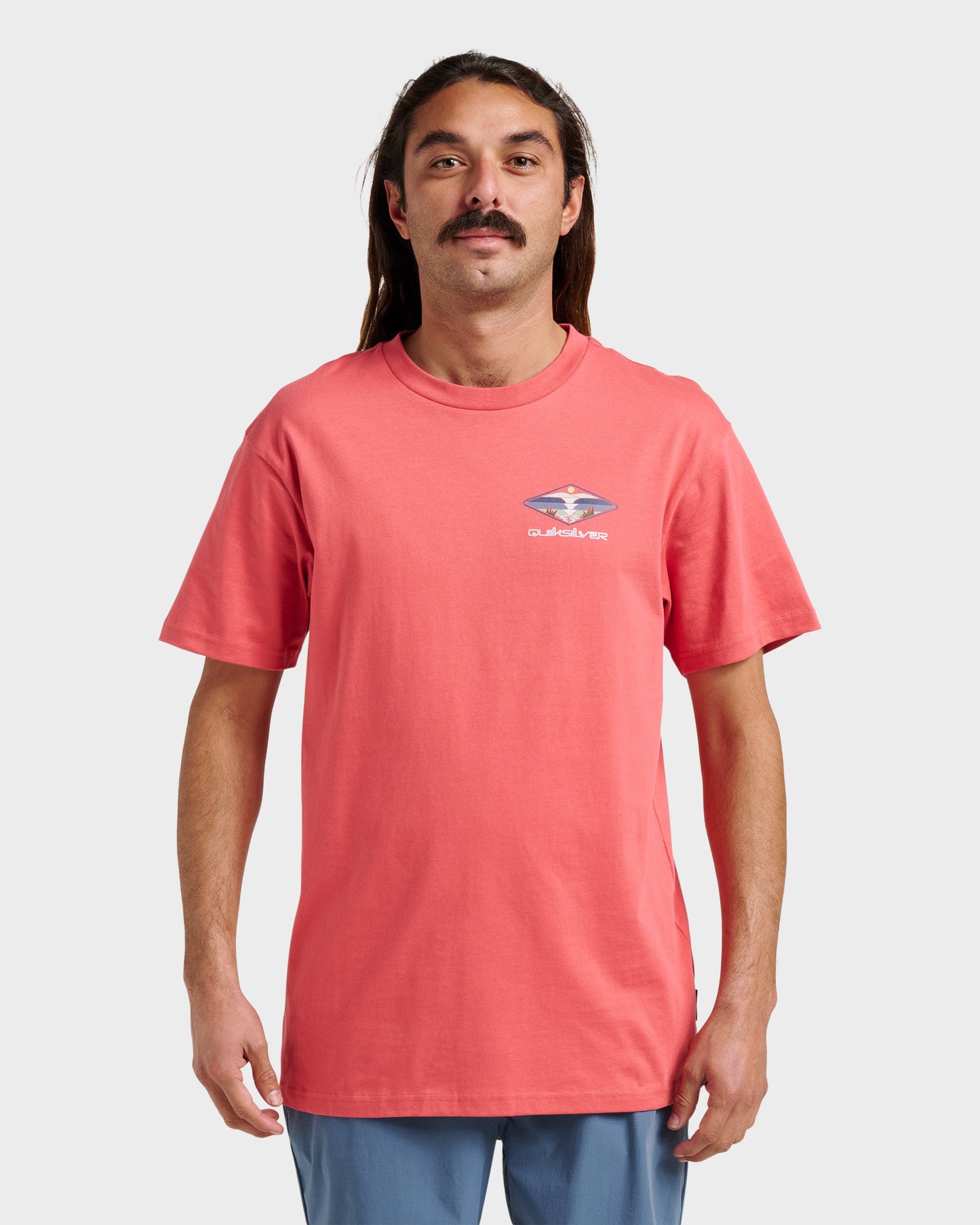 Peak Day Classic T-shirt - Mineral Red Quick Silver Mineral Red