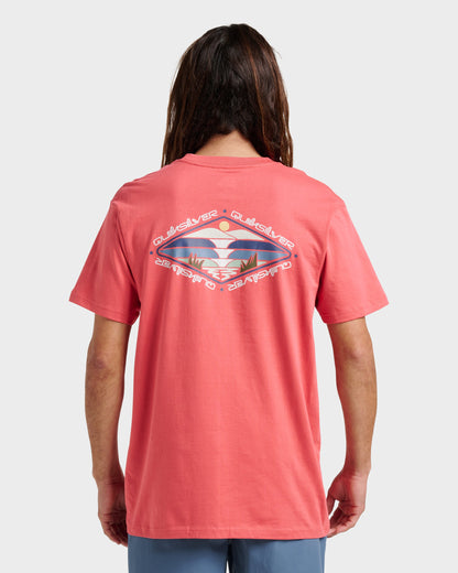 Peak Day Classic T-shirt - Mineral Red Quick Silver Mineral Red