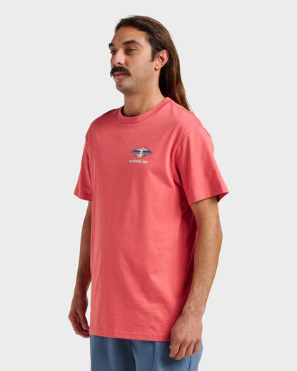 Peak Day Classic T-shirt - Mineral Red Quick Silver Mineral Red