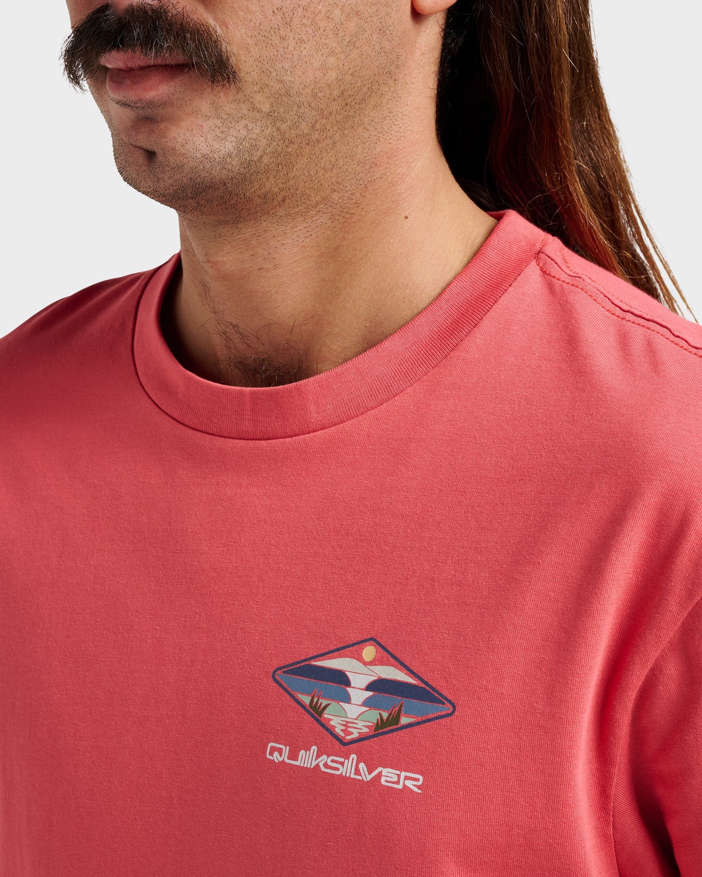 Peak Day Classic T-shirt - Mineral Red Quick Silver Mineral Red