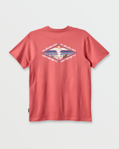 Peak Day Classic T-shirt - Mineral Red Quick Silver Mineral Red