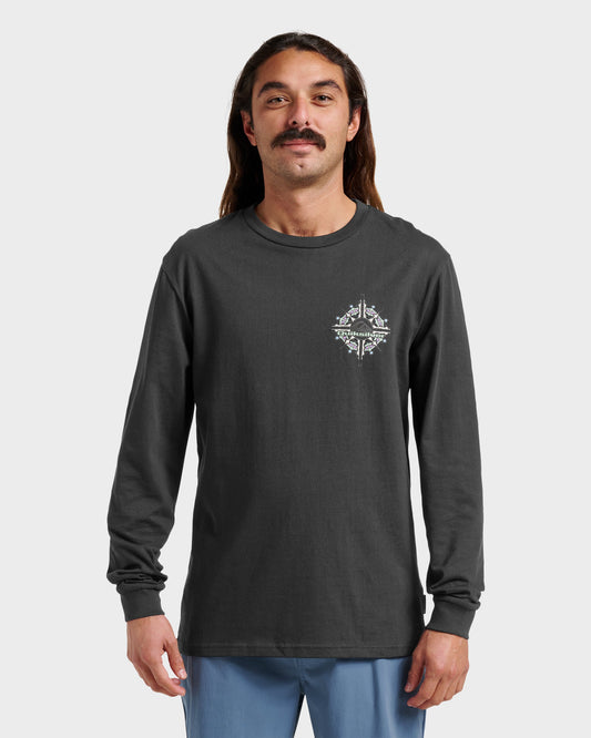 Qs Heat Long Sleeve T-shirt - Black Quick Silver Black