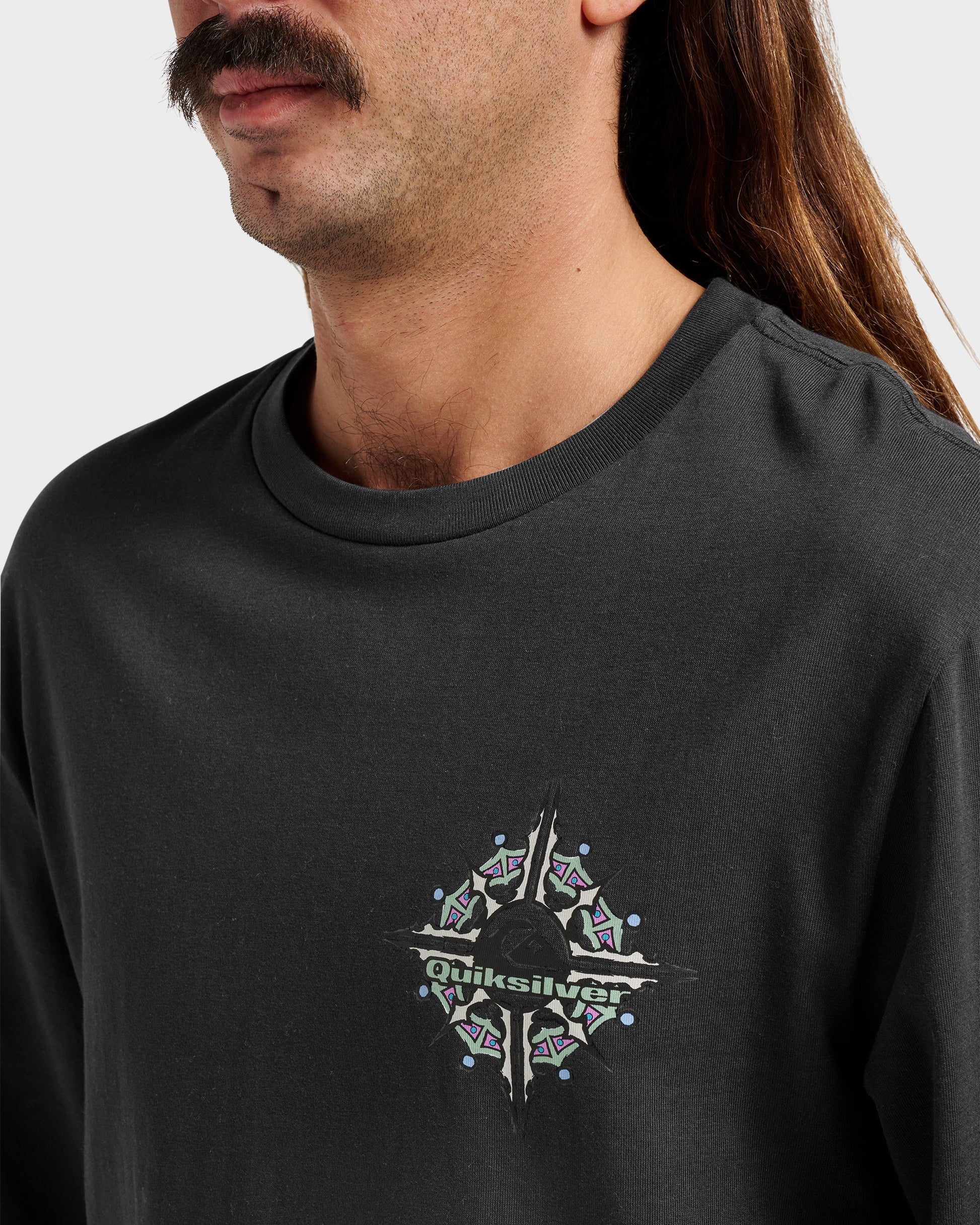 Qs Heat Long Sleeve T-shirt - Black Quick Silver Black