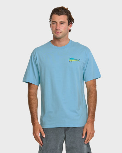 Waterman Quik Hook Classic T-shirt - Cali Blue Quick Silver Cali Blue