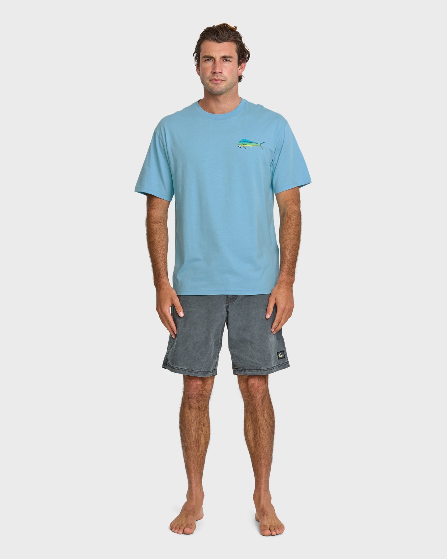 Waterman Quik Hook Classic T-shirt - Cali Blue Quick Silver Cali Blue