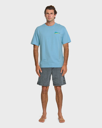 Waterman Quik Hook Classic T-shirt - Cali Blue Quick Silver Cali Blue
