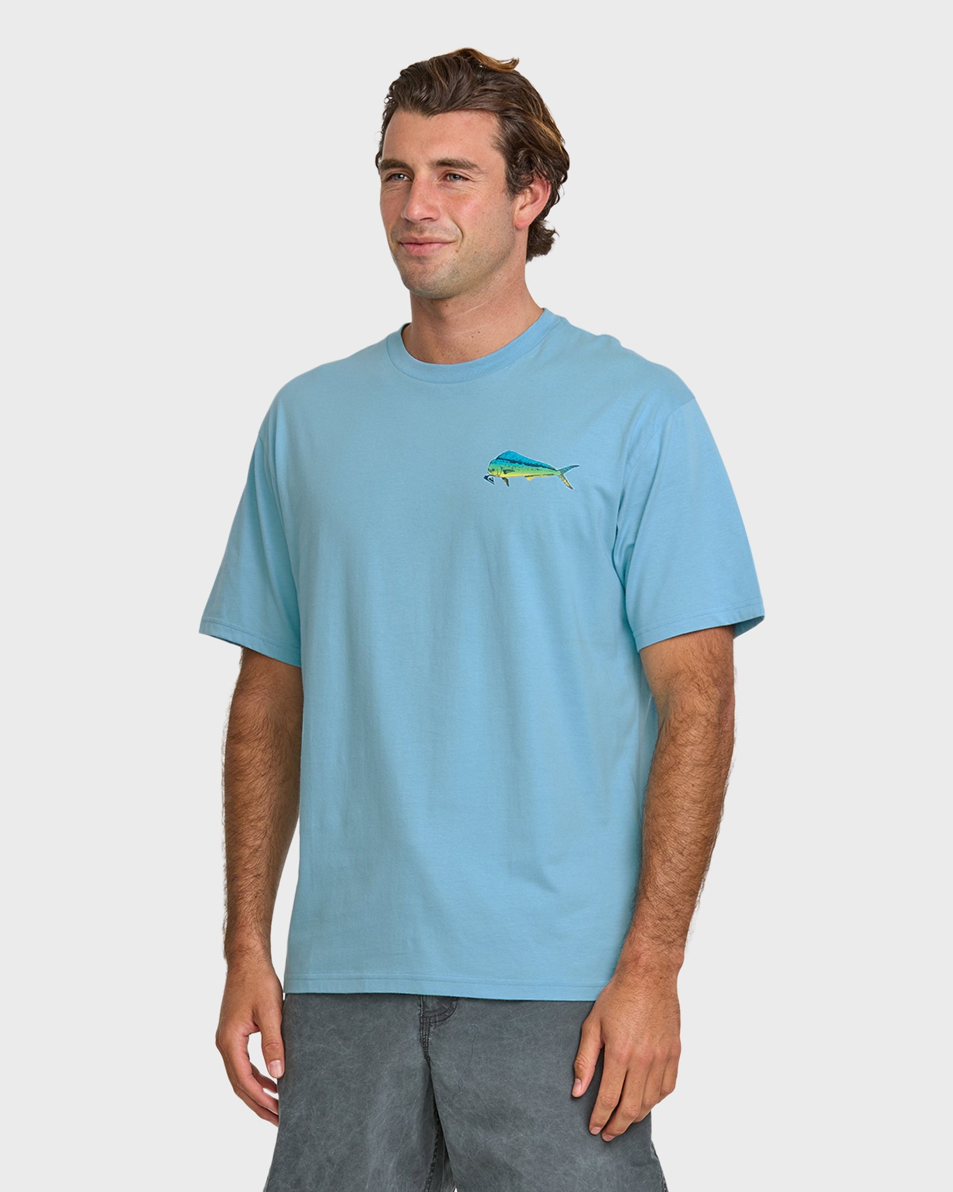 Waterman Quik Hook Classic T-shirt - Cali Blue Quick Silver Cali Blue