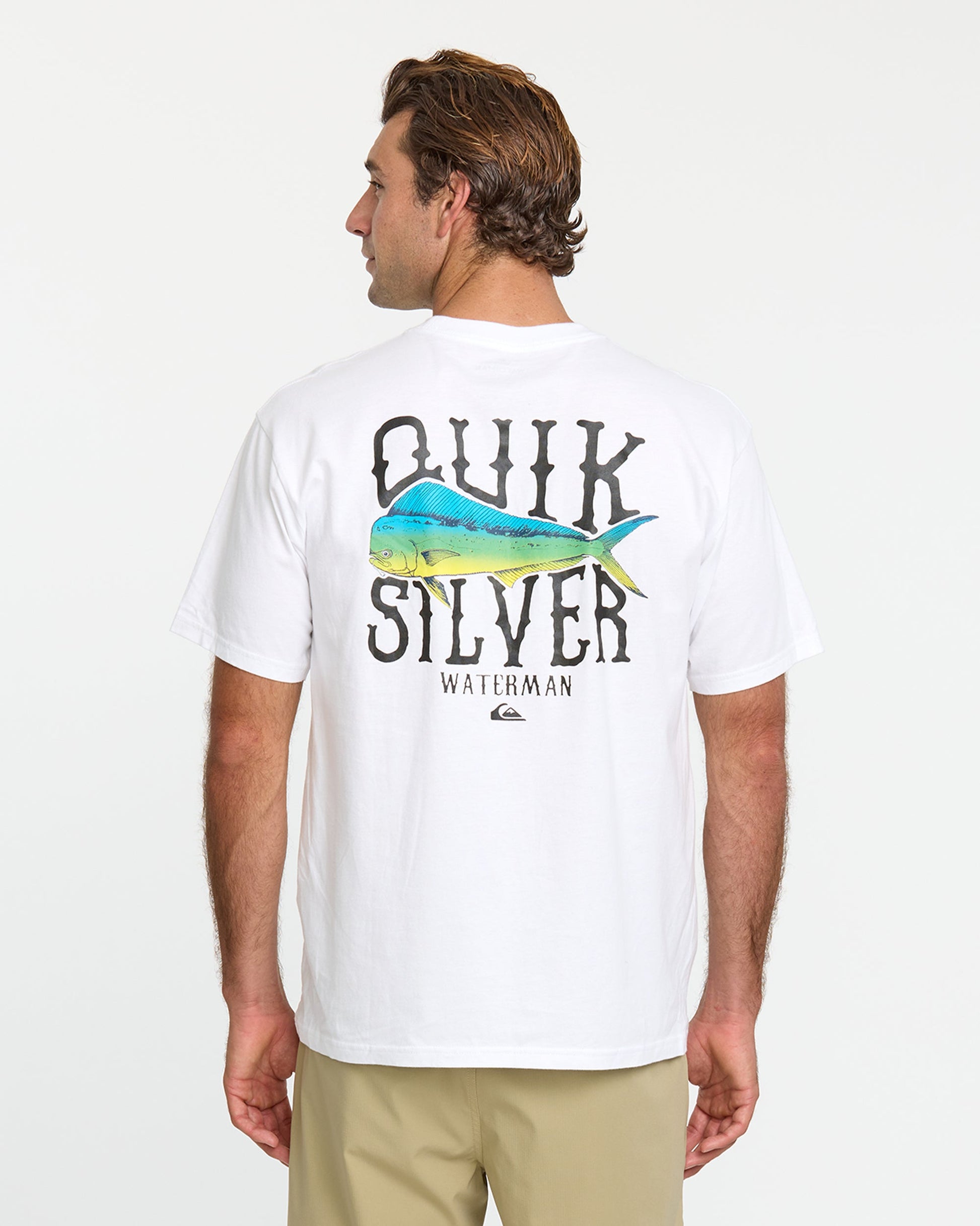 Waterman Quik Hook Classic T-shirt - White Quick Silver White