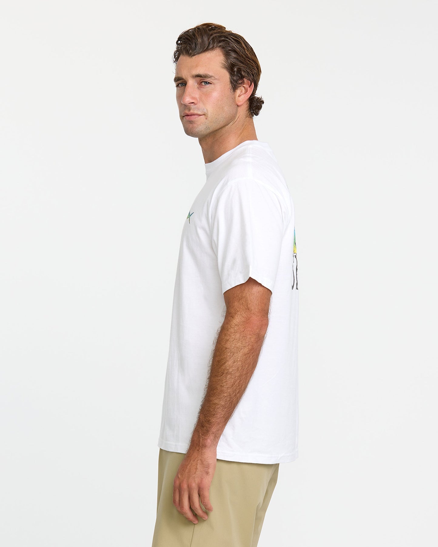 Waterman Quik Hook Classic T-shirt - White Quick Silver White