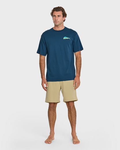 Waterman Quik Hook Classic T-shirt - Wave Quick Silver Wave