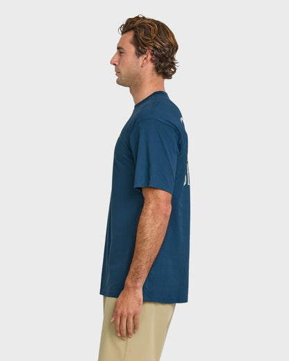 Waterman Quik Hook Classic T-shirt - Wave Quick Silver Wave