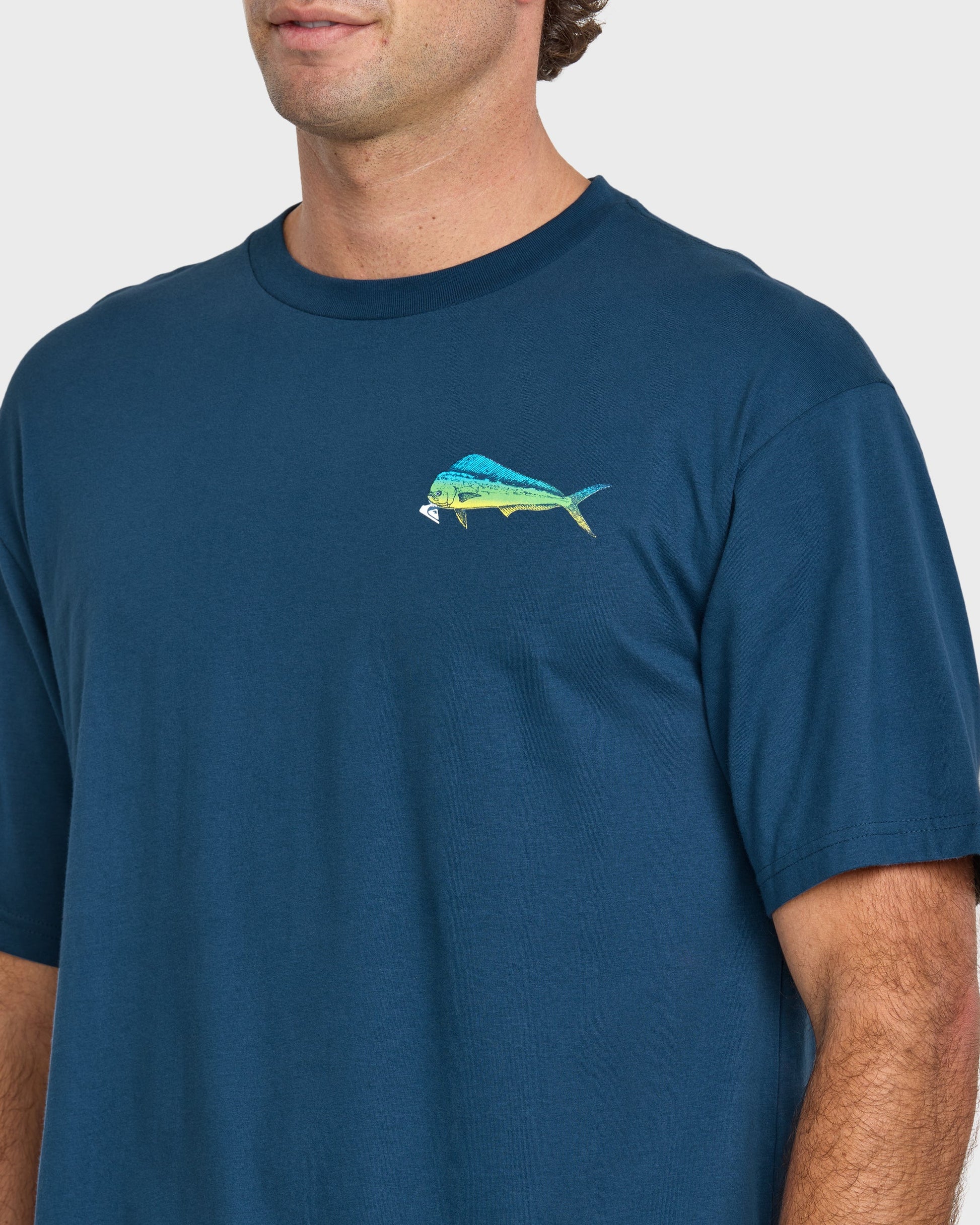 Waterman Quik Hook Classic T-shirt - Wave Quick Silver Wave