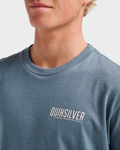 Ride Side Up Classic T-shirt - China Blue Heather Quick Silver China Blue Heather