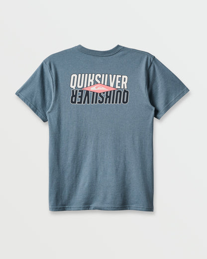 Ride Side Up Classic T-shirt - China Blue Heather Quick Silver China Blue Heather