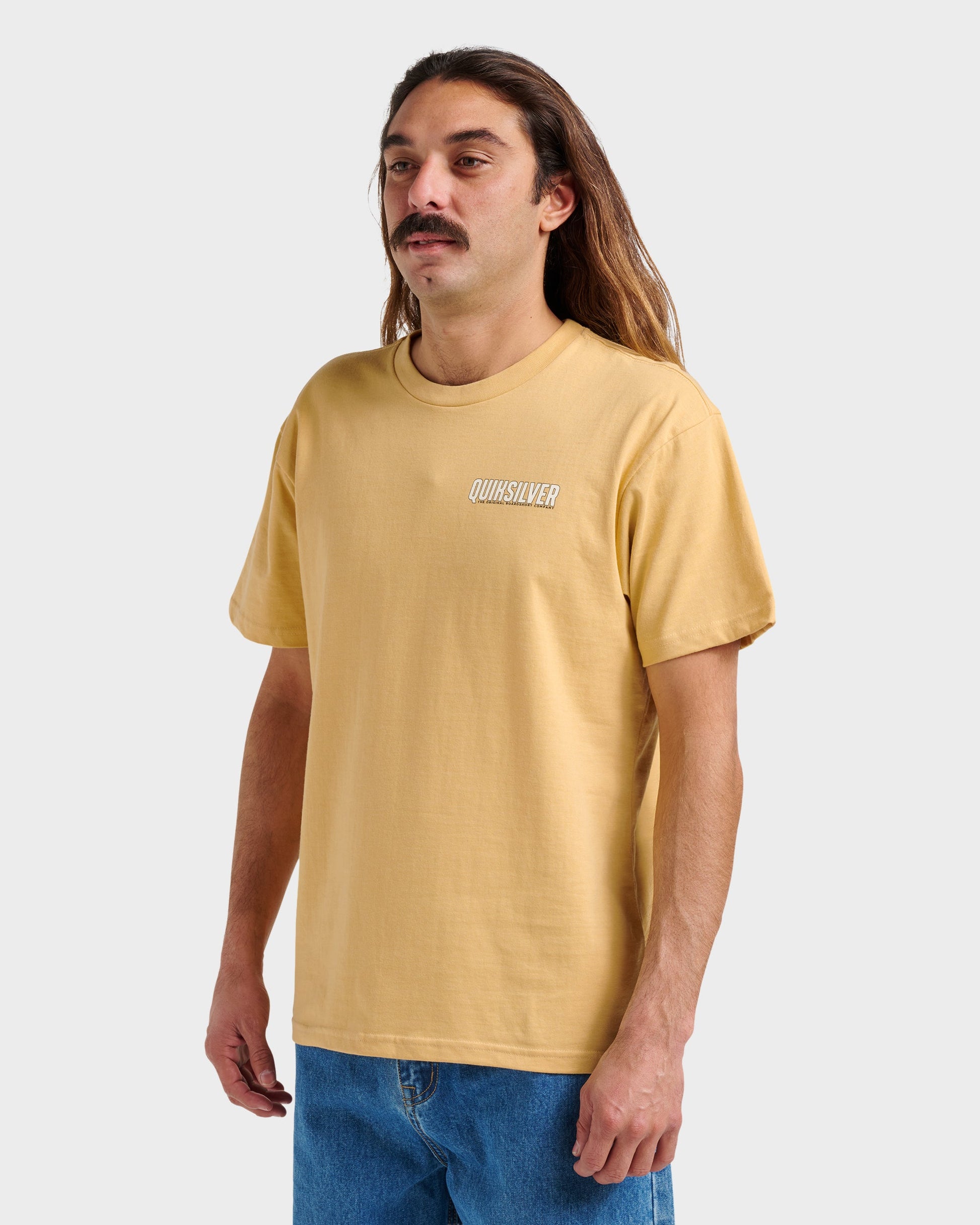 Ride Side Up Classic T-shirt - Rattan Heather Quick Silver Rattan Heather