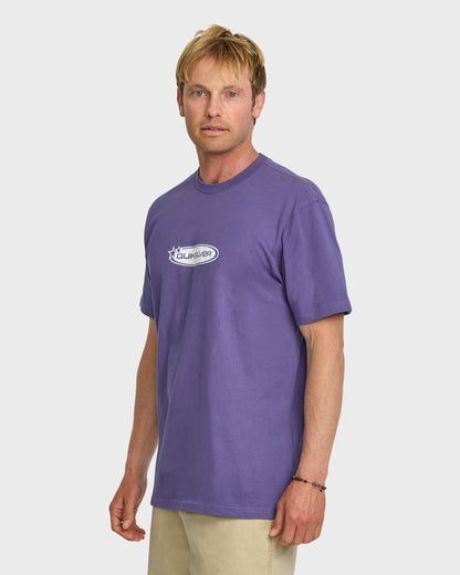 Star Crawler Heavy Weight T-shirt - Monarch Purple Quick Silver Monarch Purple