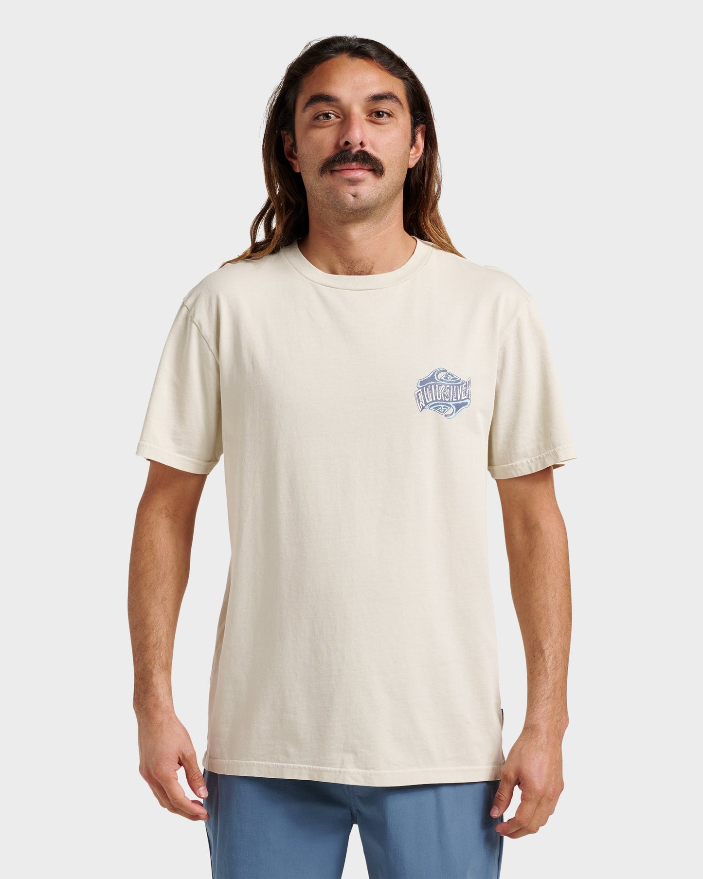 Three Deeppigment Dye T-Shirt - Moonstruck Quick Silver Moonstruck