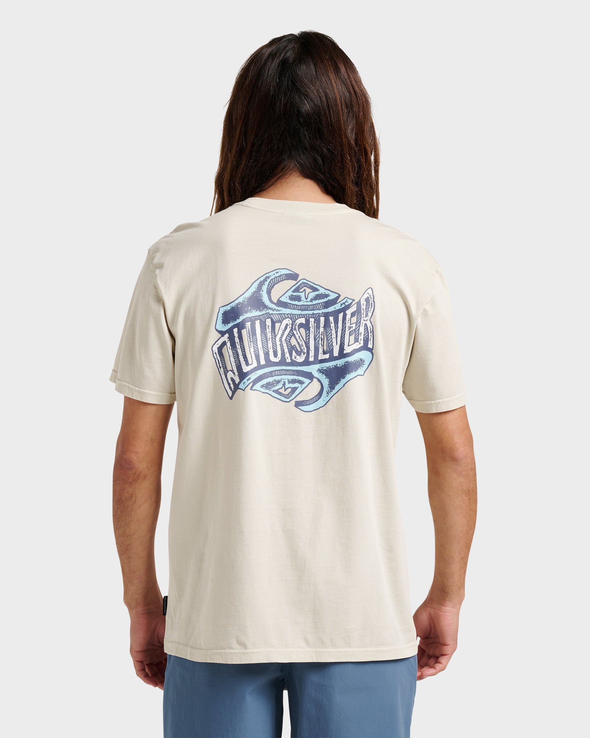 Three Deeppigment Dye T-Shirt - Moonstruck Quick Silver Moonstruck