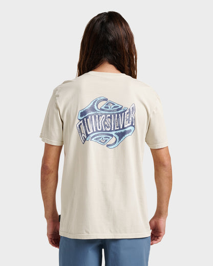 Three Deeppigment Dye T-Shirt - Moonstruck Quick Silver Moonstruck