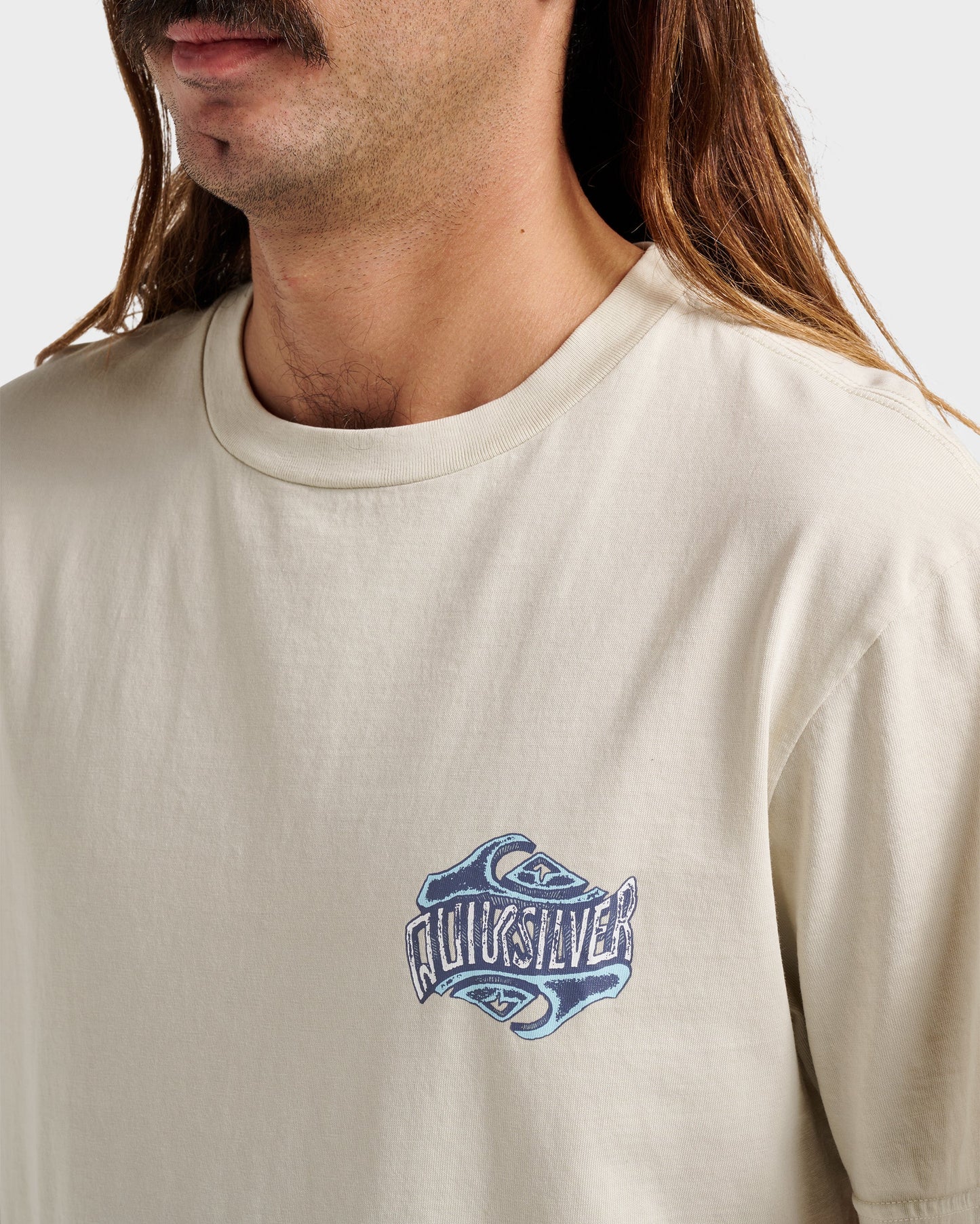 Three Deeppigment Dye T-Shirt - Moonstruck Quick Silver Moonstruck
