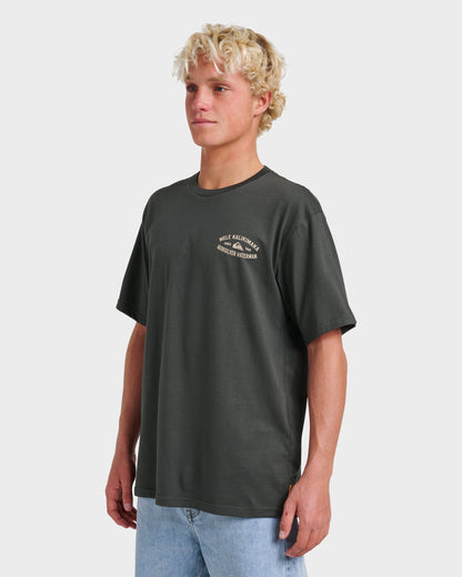Waterman Tiki Holiday Classic T-shirt - Phantom Quick Silver Phantom