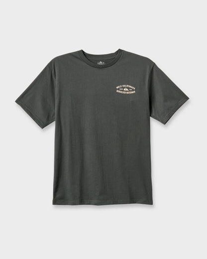 Waterman Tiki Holiday Classic T-shirt - Phantom Quick Silver Phantom
