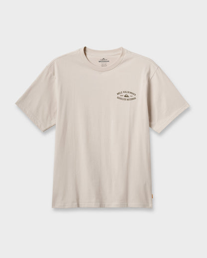 Waterman Tiki Holiday Classic T-shirt - Moonbeam Quick Silver Moonbeam