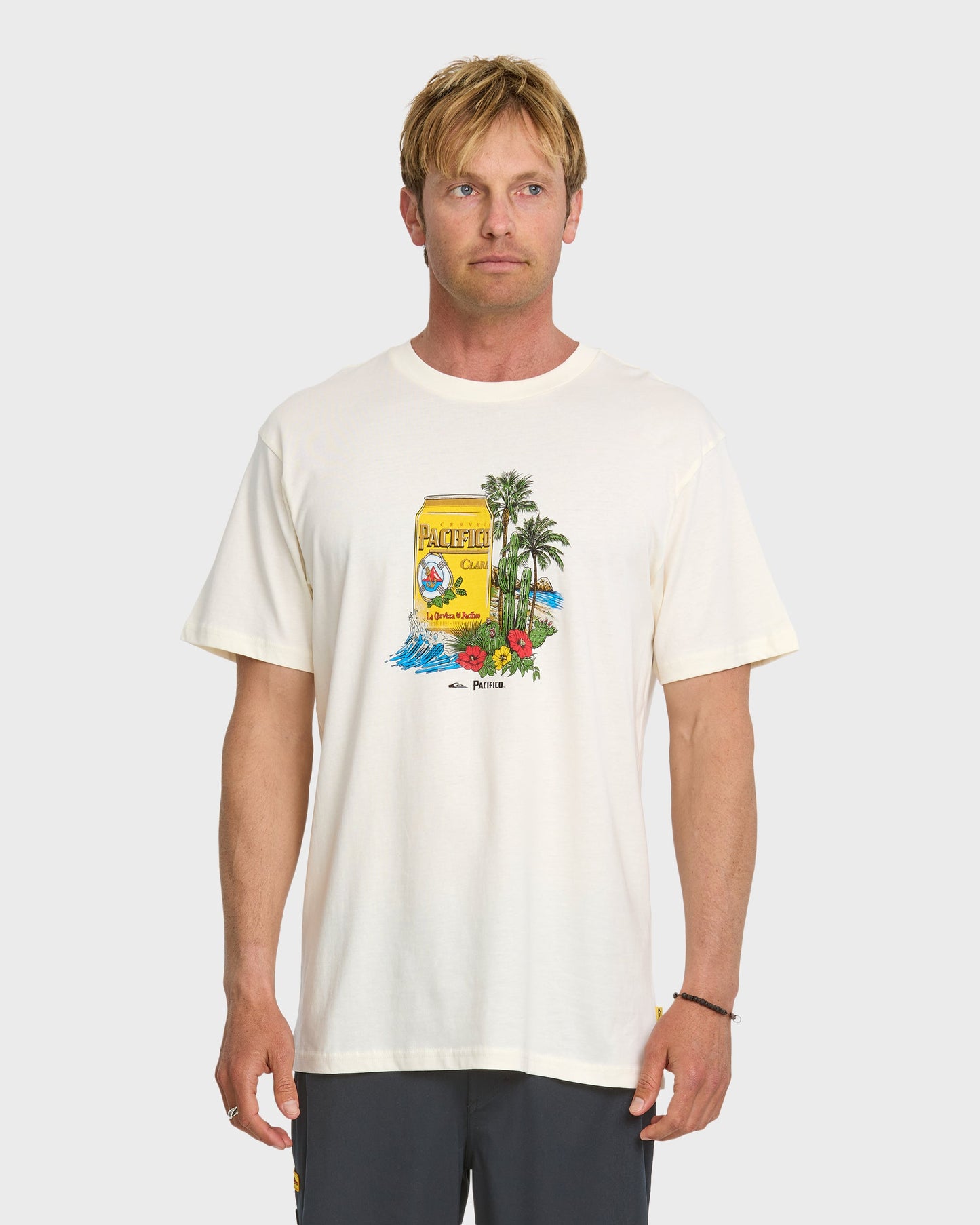 Quiksilver x Pacifico Sunstroke T-Shirt - Tofu Quick Silver Tofu