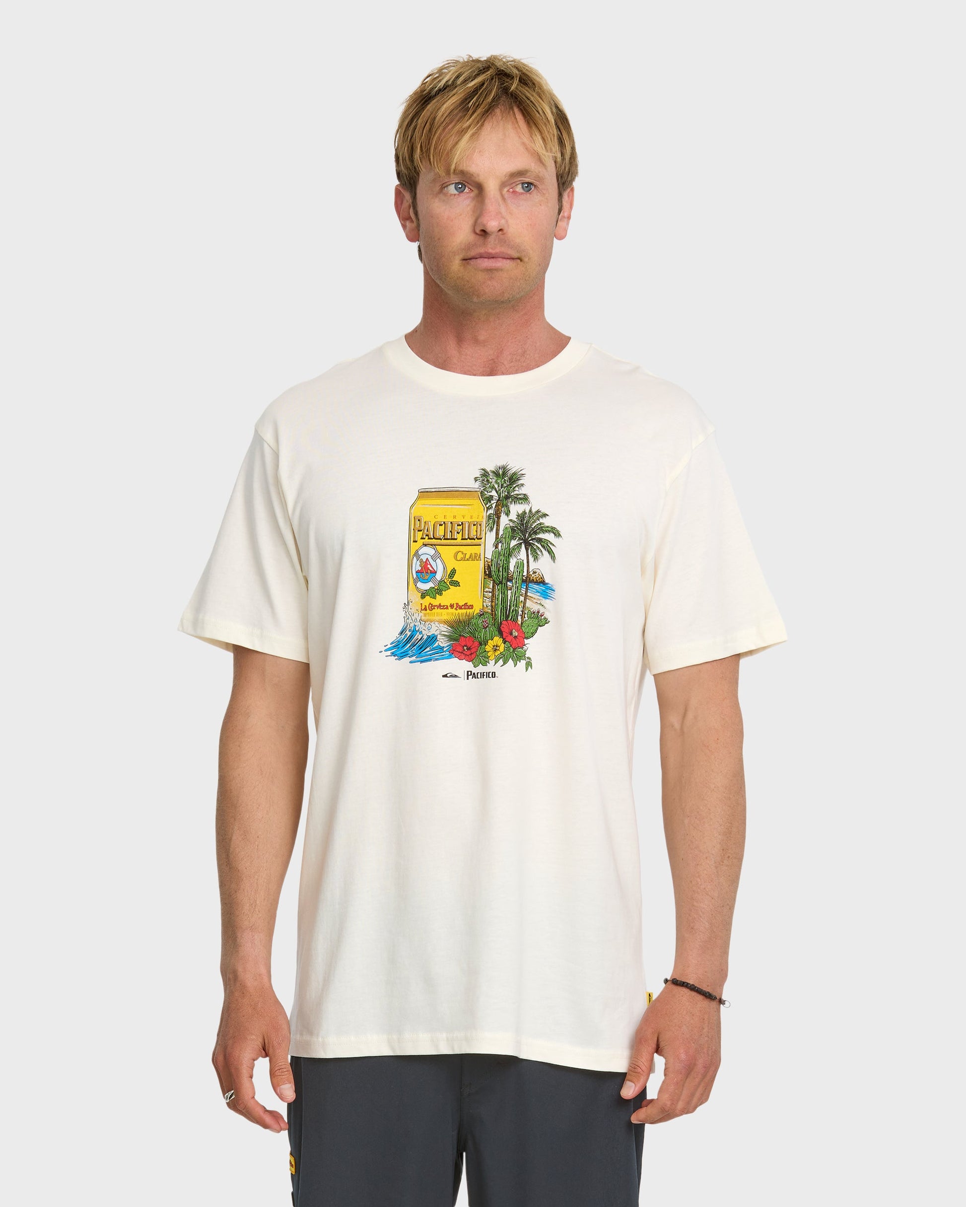Quiksilver x Pacifico Sunstroke T-Shirt - Tofu Quick Silver Tofu