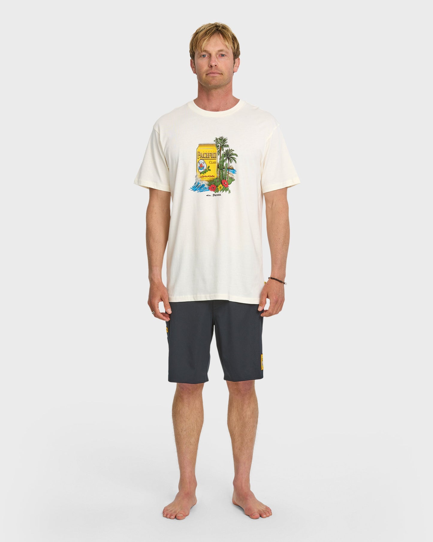 Quiksilver x Pacifico Sunstroke T-Shirt - Tofu Quick Silver Tofu