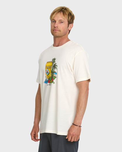 Quiksilver x Pacifico Sunstroke T-Shirt - Tofu Quick Silver Tofu