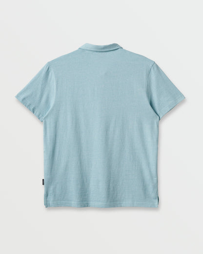 Sunset Cruise Polo Shirt - Dusty Turquoise Quick Silver Dusty Turquoise