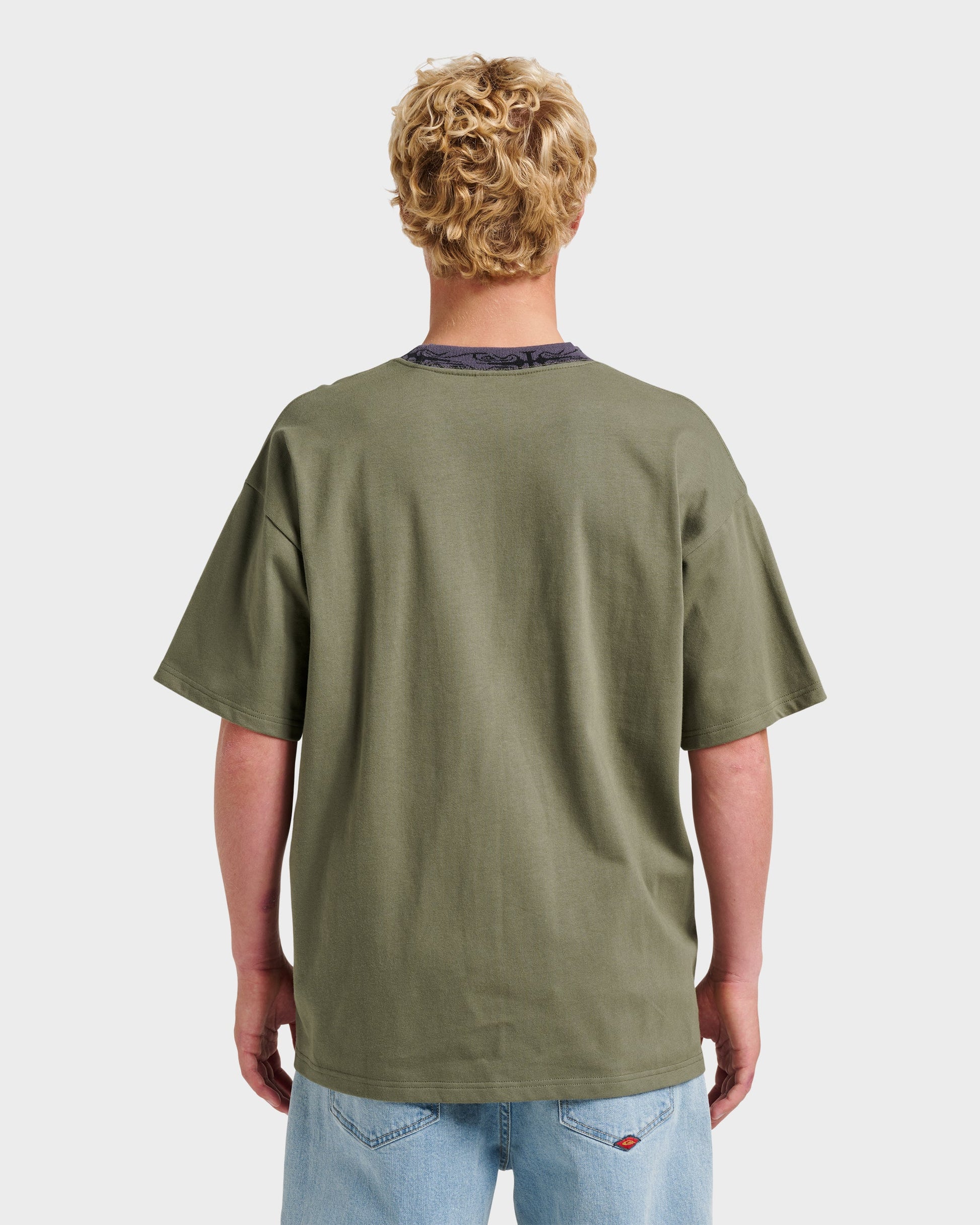 Mercury Ringer T-shirt - Dusty Olive Quick Silver Dusty Olive