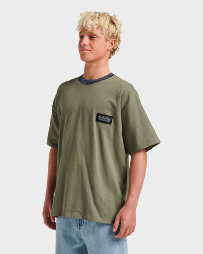 Mercury Ringer T-shirt - Dusty Olive Quick Silver Dusty Olive