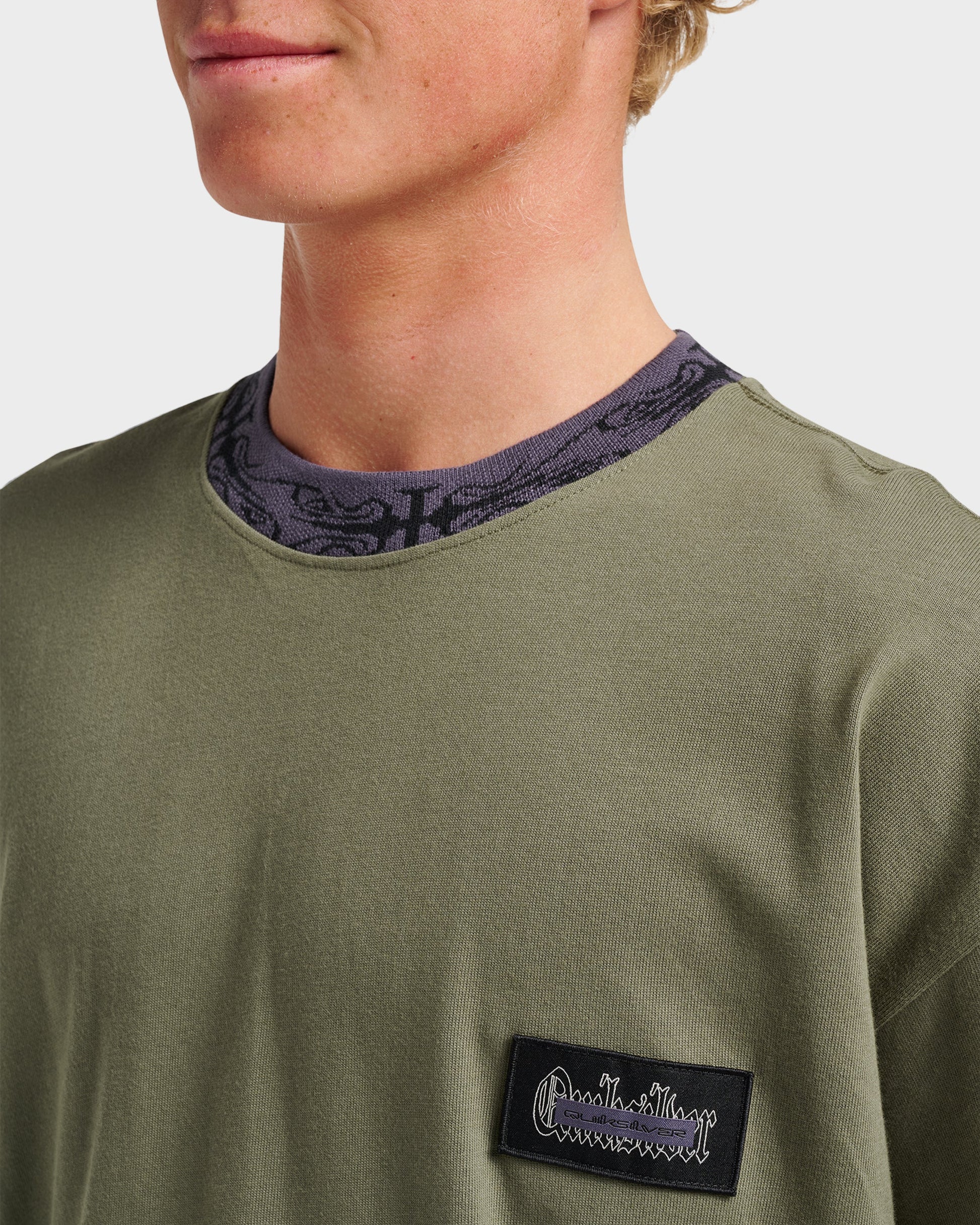 Mercury Ringer T-shirt - Dusty Olive Quick Silver Dusty Olive