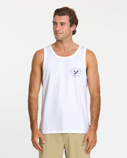 Eagle Usa Tank - White Quick Silver White