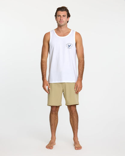 Eagle Usa Tank - White Quick Silver White