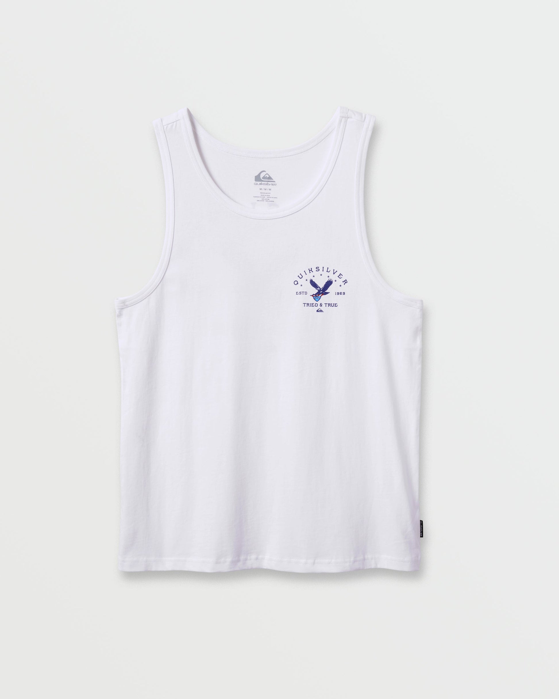 Eagle Usa Tank - White Quick Silver White