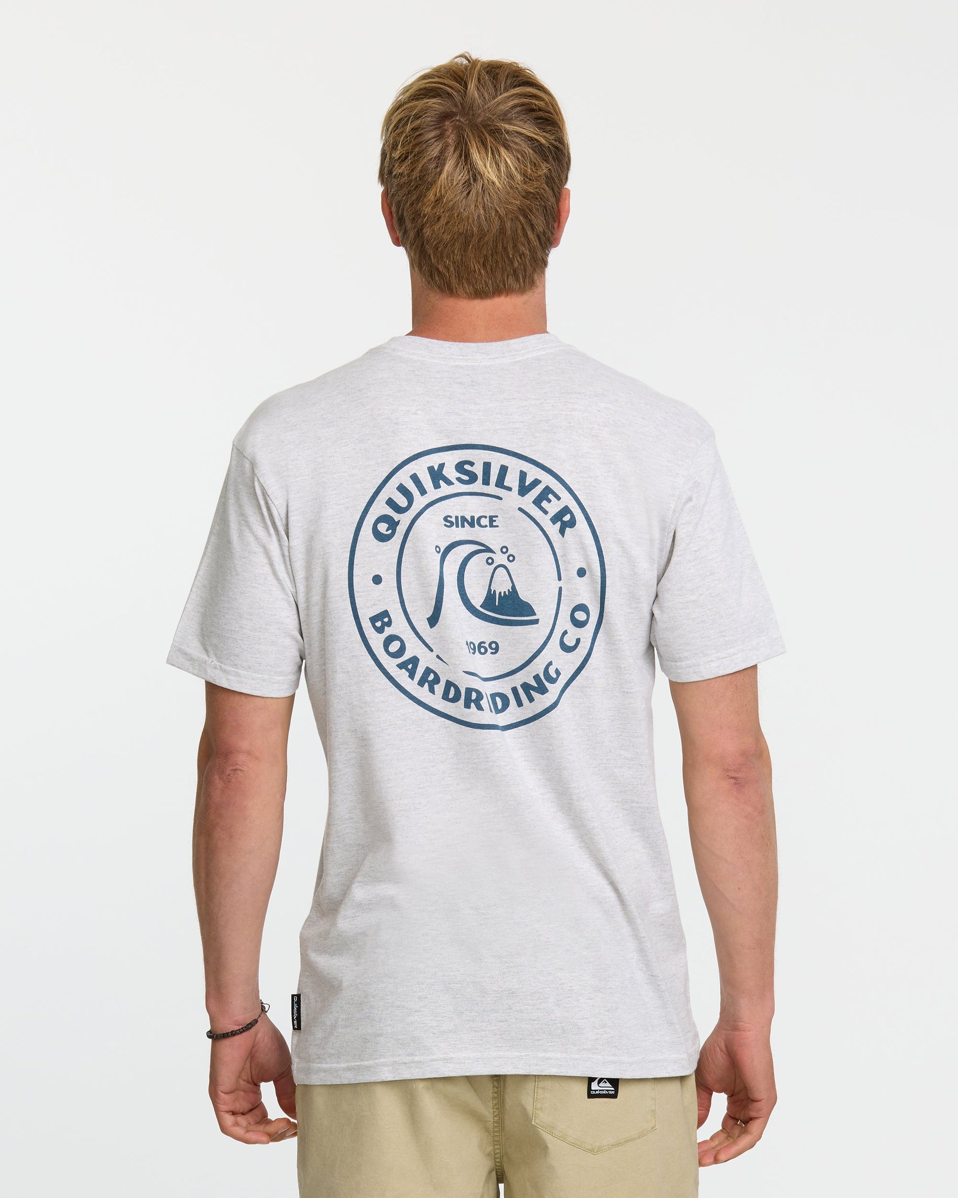 Bubbles T-Shirt - Silver White Heather Quick Silver Silver White Heather