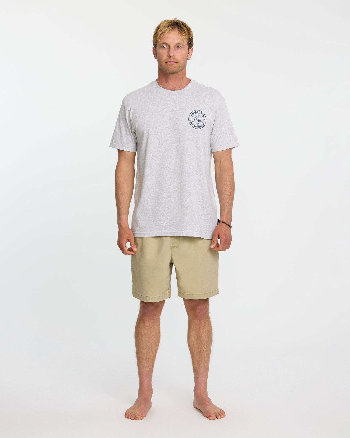 Bubbles T-Shirt - Silver White Heather Quick Silver Silver White Heather