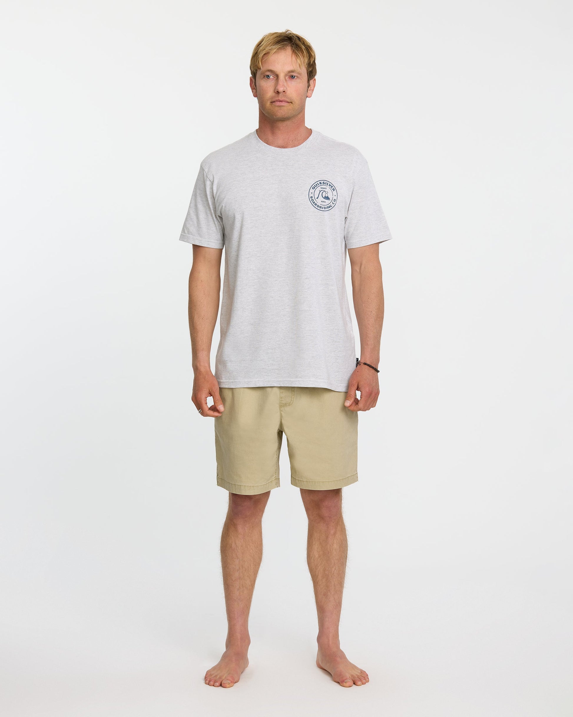 Bubbles T-Shirt - Silver White Heather Quick Silver Silver White Heather