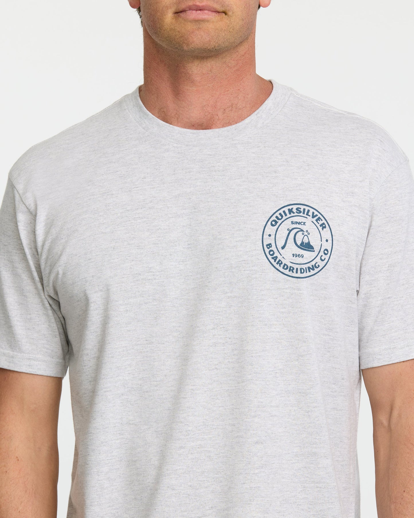 Bubbles T-Shirt - Silver White Heather Quick Silver Silver White Heather