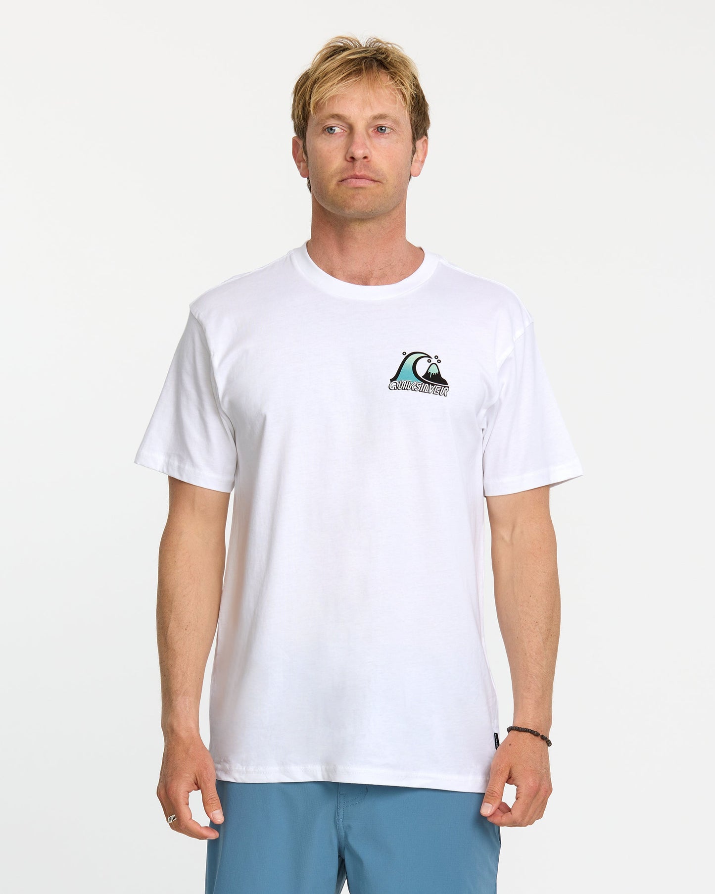 Bubble Fade T-Shirt - White Quick Silver White