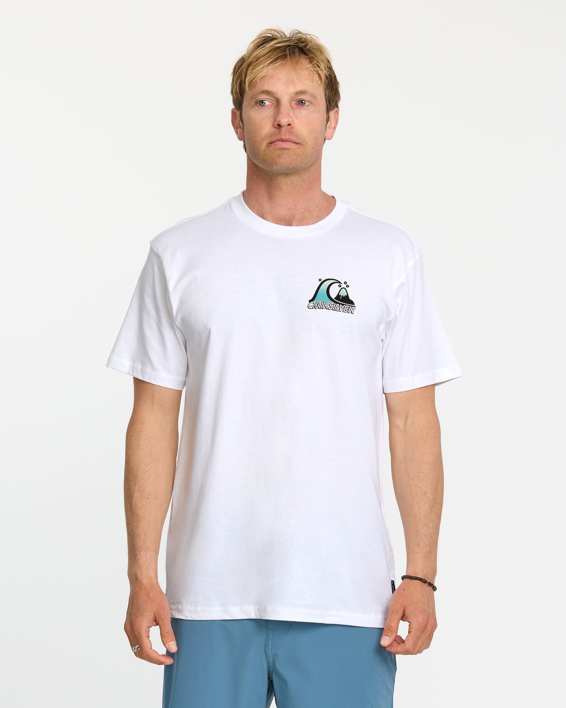 Bubble Fade T-Shirt - White Quick Silver White