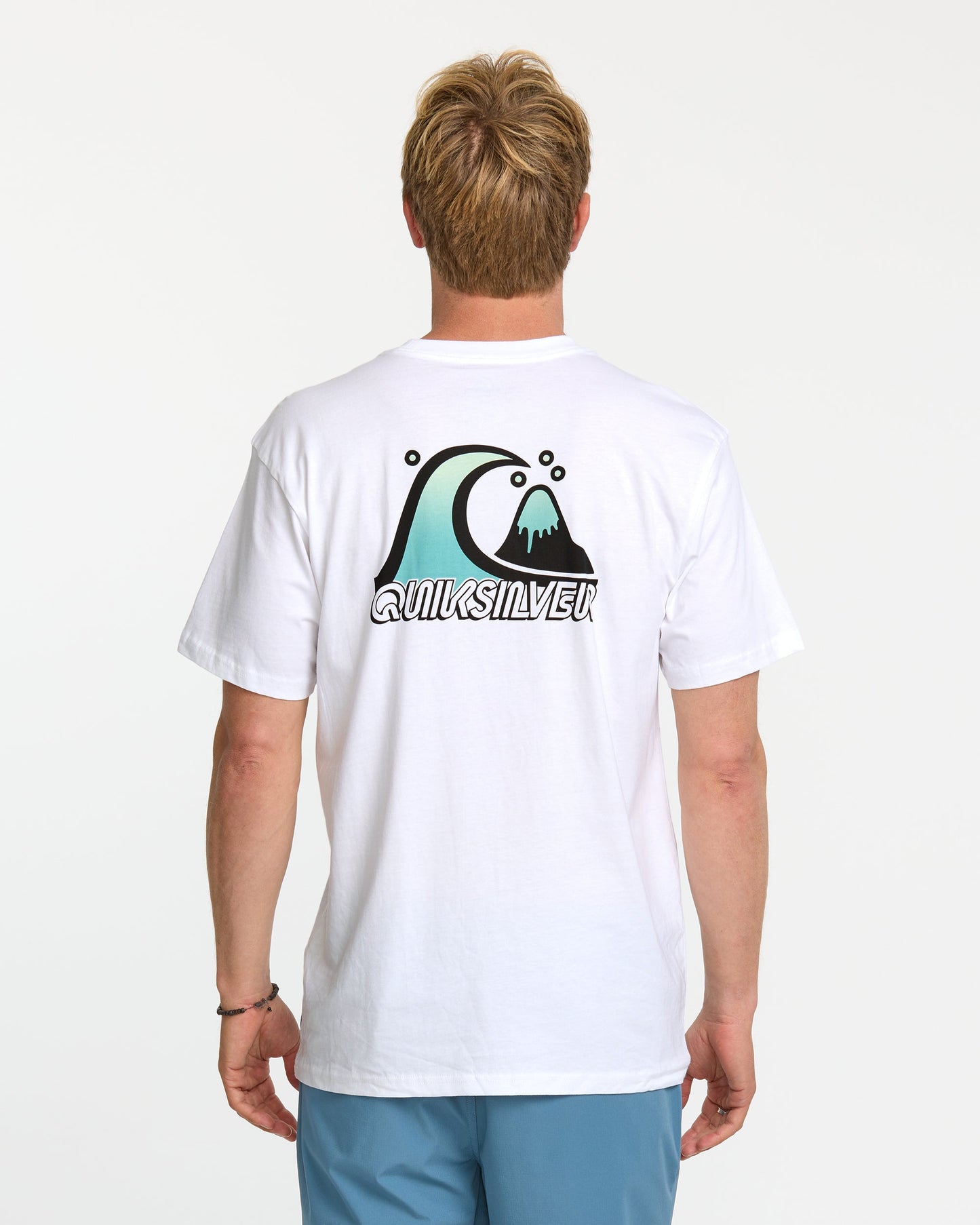 Bubble Fade T-Shirt - White Quick Silver White