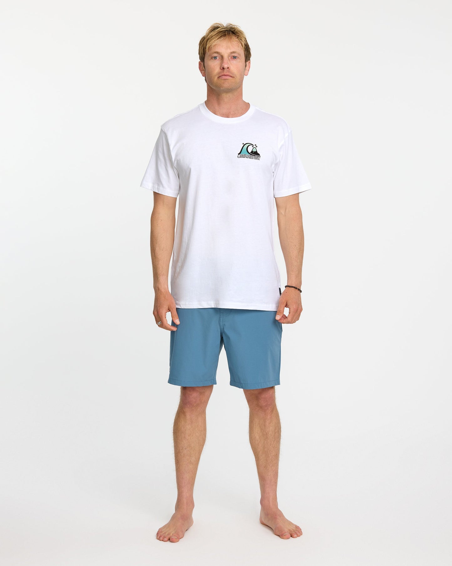 Bubble Fade T-Shirt - White Quick Silver White