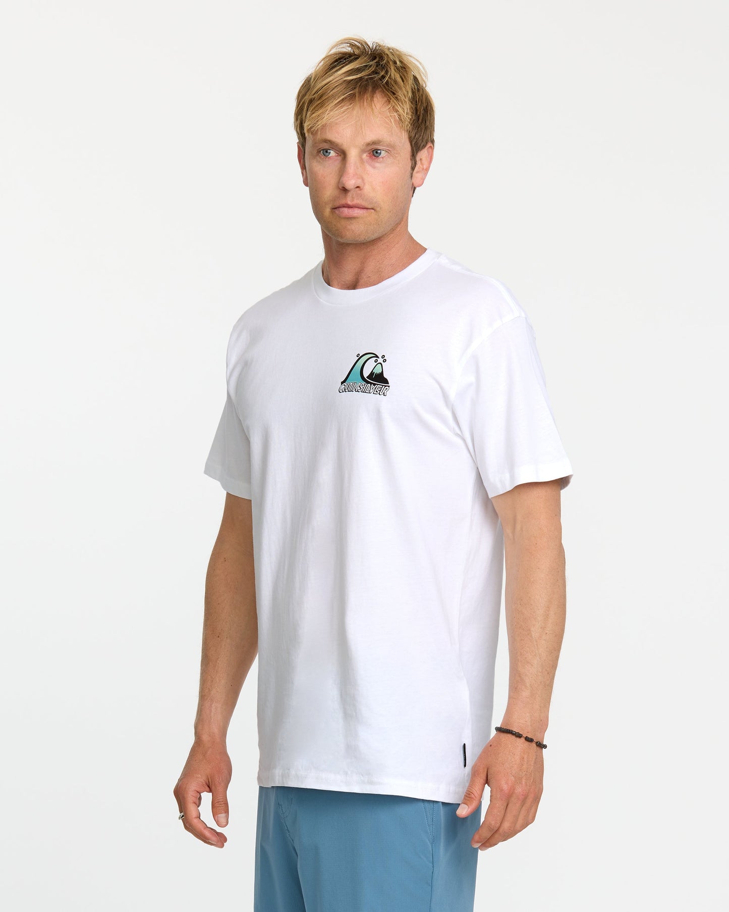 Bubble Fade T-Shirt - White Quick Silver White